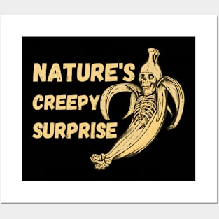 Banana Skeleton - Nature's Creepy Surprise Posters and Art